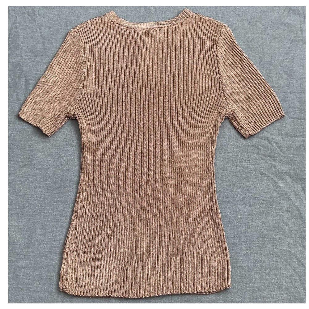 H&M Metallic Rib Knit Top - Picture 8 of 10